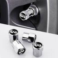 【CW】 Car Aluminum AlloyTyre Rim Stem Covers Infiniti FX35 Q30 ESQ QX50 QX60 QX70 JX35 G35 G37 EX3 Car-Styling Accessories