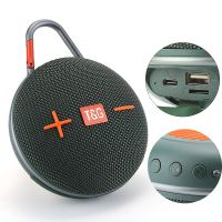 TG648 caixa de som Bluetooth Speaker Wireless Outdoor Waterproof Portable Riding Hook Mini Audio TWS Subwoofer Type-c Port TF/FM