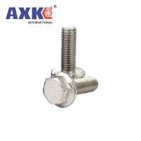 1/10pcs M5 M6 M8 M10 M12 A2-70 304 Stainless Steel GB5787 Hexagon Head with Serrated Flange Cap Screw Hex Washer Head Bolt