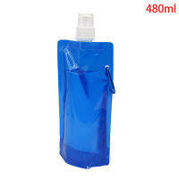 zuoyingdu064194 480ml แบบพกพา Ultralight foldable Water BAG ขวดน้ำขวดนุ่ม