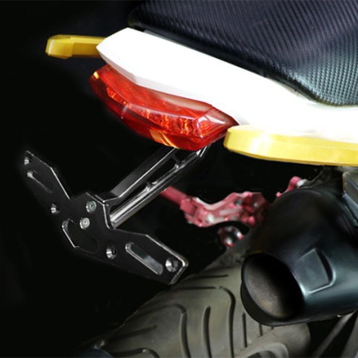 cnc-motorbike-aluminum-license-number-plate-frame-holder-bracket-led-light-for-honda-pcx-150-dio-af18-grom-msx125-nc-750x-nc700x