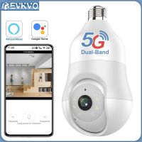 EVKVO LED &amp; IR Night Vison E27 FHD 3MP กล้องโดม IP 4X ซูม Wifi ไร้สาย PTZ ติดตามอัตโนมัติ360องศาบ้านความเร็วกล้องรักษาความปลอดภัยจอดูแลเด็ก YCC365 PLUS