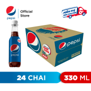 HN - FREESHIP 0Đ Thùng 24 Chai Nước Ngọt Có Gaz Pepsi 330ml chai