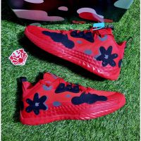 2023 HOT Original AD*Haren-Vol-5 Future Natural Flower Patch Red Fashion Basketball Shoes Trendy Sports Shoes (Free Shipping) )