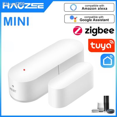 Tuya Smart ZigBee Door Window Contact Sensor Smart Home Wireless Door Detectors Open/Close APP Remote Alarm