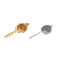 Loose Handle Strainer Filter Infuser Metal Cup With Steel Tea Mesh