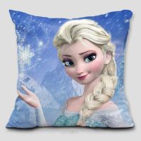 Disney Frozen Elsa Anna  Girls Decorative/nap Pillow Cases Cartoon Cushion Cover on Bed Sofa Children Birthday Gift 40x40cm