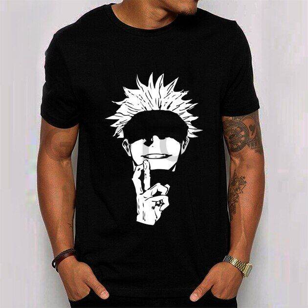 New Japanese Anime Jujutsu Kaisen T Shirt Men Kawaii Cartoon Gojo