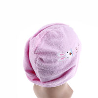 LIANGZHOU หมวกผ้าไมโครไฟเบอร์ผ้าขนหนูผมแห้งหมวก Quick drying CAP Ladys bath TOOL