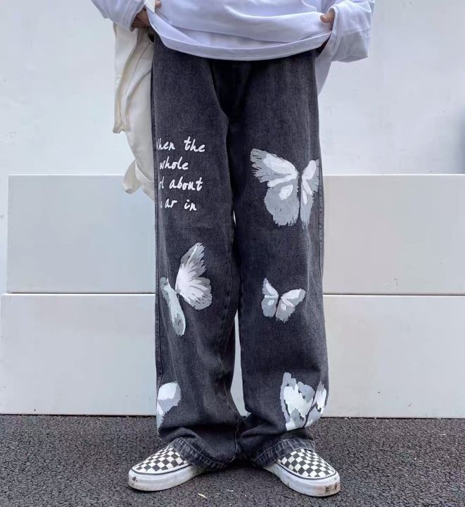 shzq-hip-hop-butterfly-chain-print-jeans-straight-wide-leg-pants-harajuku-oversize-streetwear-loose-joggers-men-baggy-trousers