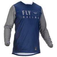 Fly Racing ลาดตระเวนจักรยานเสือภูเขาเสื้อเจอร์ซีย์นักปั่นแขนยาวมีรูระบายอากาศสำหรับผู้ชาย