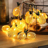 【Big-Sales】 Aesthetic Flaunt 1.5/3M LED สับปะรด String Light Ananas Fairy Light หน้าแรกห้องนอนสวนคริสต์มาสงานแต่งงาน Decor Light แบตเตอรี่ Operate