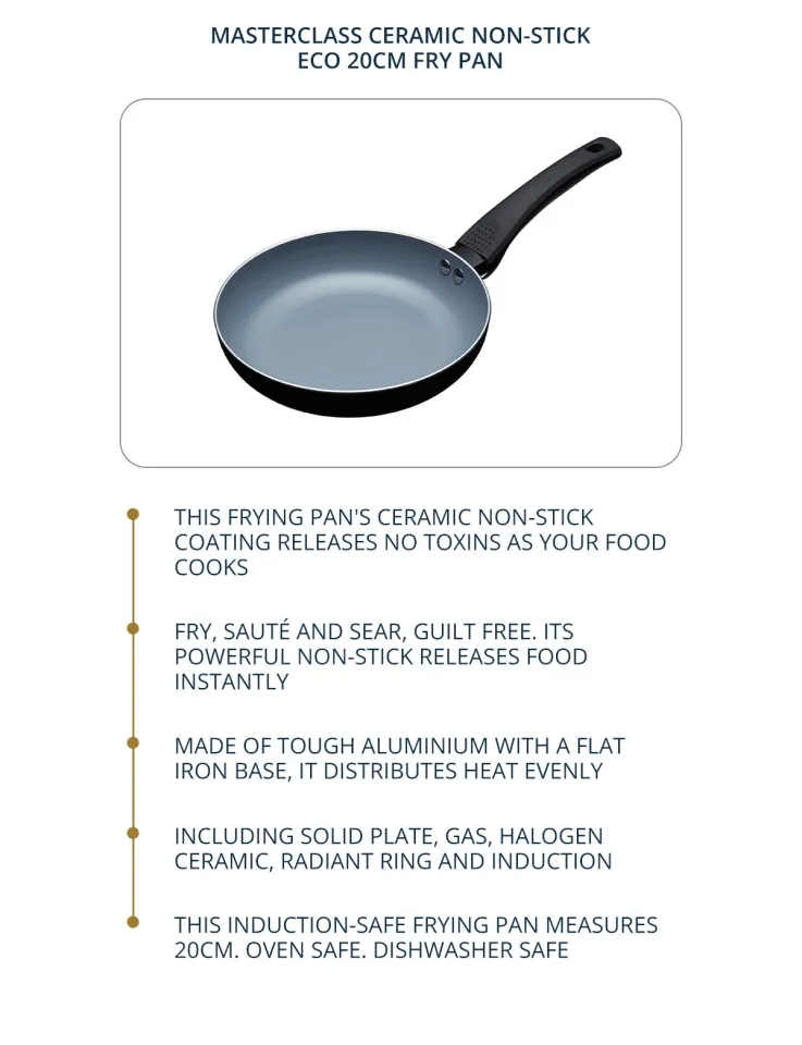 MasterClass Ceramic Non-Stick Induction Ready 20cm Saucepan