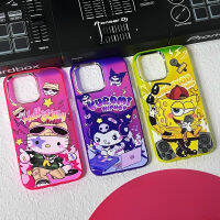 น่ารัก TPU การ์ตูนฮิปฮอปลาย TK Cat Kuromi SpongeBob สำหรับ IPhone 14 13 12 11 Pro Max ที่เป็นคู่เคสโทรศัพท์แฟชั่น