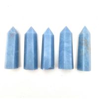 1PC Natural Angelite Tower / Top High Quality / Angelite is thought to improve spirituality and spiritual awareness.