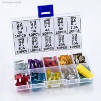 ❁✉¤ 100PCS MINI Car Fuses 2A 3A 4A 5A 7.5A 10A 15A 20A 25A 30A Amp with Box Clip Assortment Auto Blade Type Fuse Set Truck