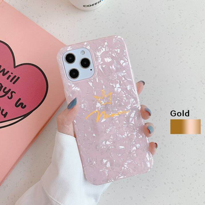 ลายเคสโทรศัพท์ชื่อหัวใจที่กำหนดเองสำหรับ-iphone-11-12-pro-max-7-8-plus-x-xs-xr-ส่วนบุคคลชื่อโลหะทอง-funda-iphone-11-carterfa