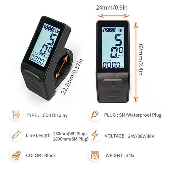 e-bike-lcd-display-mini-meter-kt-lcd4-display-compatible-with-24v-36v-48v-kt-controller-e-bike-conversion-accessories-parts-kit