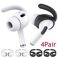 EarHooks For Apple AirPods Pro 1/2 Ear Holder Hook Cover Grip Eartips Anti Slip Lost Silicone Earbuds Accessories For AirPodsPro Wireless Earbud Cases