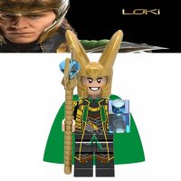 ♈℗ Xh1272 Loki Marvel Super Heroes เลโก้ตัวต่อของเล่นสําหรับเด็ก