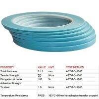 Blue High-Temp PVC Vinyl Fine Line Masking Tape Car Auto Body Shops Fineline Painter Tape