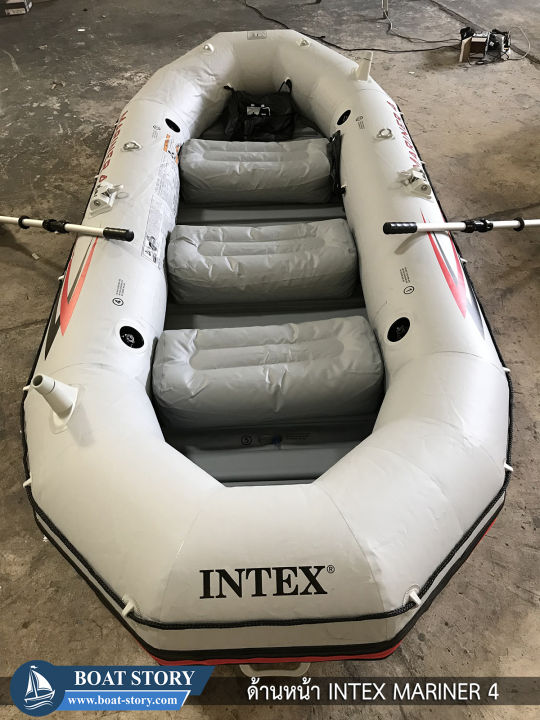 เรือยาง-intex-mariner-4-ติดเครื่องยนต์ได้-อุปกรณ์ครบชุด-รับน้ำหนักได้-500-กิโลกรัม-จาก-boat-story