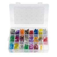 242pcs/lot Car Truck Fuses Auto Mini Standard Blade Fuse Kits With Clip 2-40A Auto Replacement Parts 3A 7.5A 20A Fuses Accessories