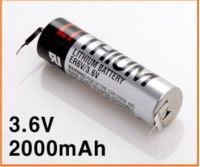 ของแท้☂พร้อมเสียง✎แบตเตอรี่ลิเธียมควบคุมอุตสาหกรรมพร้อมเท้า14500 ER6V/3.6V AA ของแท้ดั้งเดิม