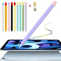 Silicone Compatible for Apple Pencil 2nd Case Anti-lost Tablet Touch Pen Stylus Soft Protective Sleeve Cover for IPad