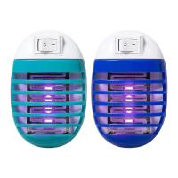 Indoor Fly Zapper Plug in Electric Fly Catcher with UV Light Plug in Led Light Lamp Fruit Fly Traps Gnat Traps Powerful Fly Trap Light for Home Yard Patio wondeful