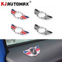 dvfggv KJAUTOMAX For Mini Coooper R60 Countryman Interior Door Pin Lock Decoration Sticker Union Jack Grey Jack 2pcs Aluminium alloy