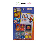 Stamper Mini Set Super Heroes HE-1266 Marvel Captain America Iron Man Toy ตัวปั๊มมาร์เวล ซุปเปอร์ฮีโร่ แสตมป์มินิของเล่นเด็ก สำหรับคุณครู ลายการ์ตูนมาร์เวล