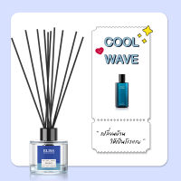 ก้านไม้หอม [ 50 - 100 ml.] - COOL WAVE - BLISS - ก้านไม้กระจายกลิ่น REED DIFFUSER น้ำหอมปรับอากาศ