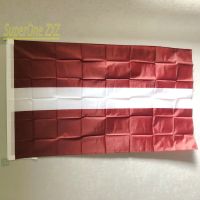 ZXZ free shipping Latvia Flag Banner 90*150cm LVA Republic of Latvia Indoor Outdoor Polyester hanging Flag