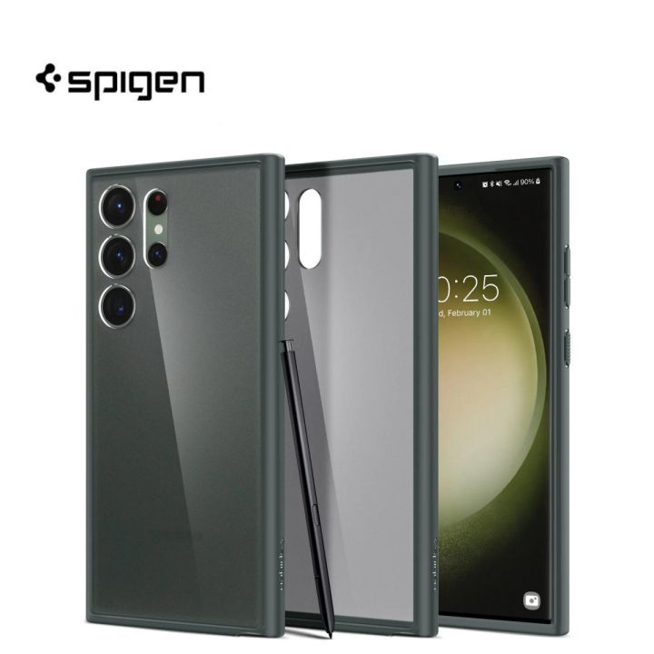 Spigen Ultra Hybrid Designed for Galaxy S23 Ultra Case (2023) - Frost Green