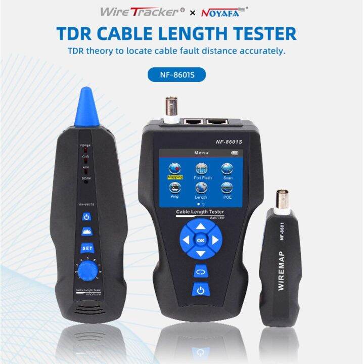 NOYAFA NF8601S TDR Tester Network Cable Tester Tracker RJ45 RJ11 Lan