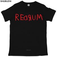 REDRUM ชุดเดรสพิมพ์ลายฆาตกรรมสำหรับผู้ชาย,เสื้อยืดใหม่เสื้อยืด Sbz8237แฟนซีฮาโลวีน