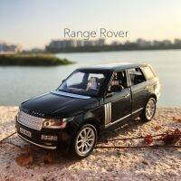 ใหม่ Land Rover Range Rover รถของเล่นรถโลหะผสมรุ่นรถหลายประตูเสียงและแสงดึงกลับรถจำลอง