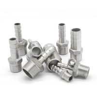 【cw】 Male BSP 1/8 quot; 1/2 quot; 1/4 quot; Thread Pipe Fitting Barb Hose Tail 6mm to 25mm Tools Accessory