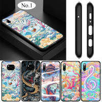 38FFA Chinese Style Design Dragon Tiger Phoenix อ่อนนุ่ม High Quality ซิลิโคน Phone เคสโทรศัพท์ TPU ปก หรับ Xiaomi Redmi Note 8 9 10 Pro Max 10T 10S 9S 9T 8T Prime