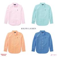 RALPH LAUREN GINGHAM STRETCH COTTON SHIRT (BOY SIZE 8-20)