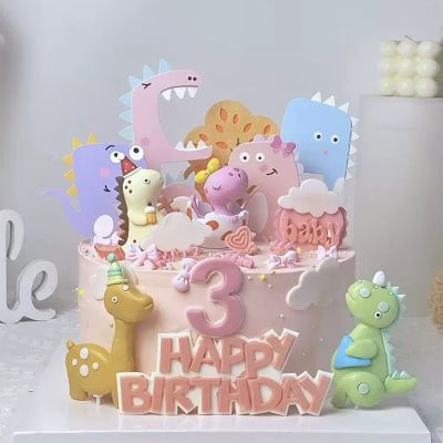 【CW】❅✲﹉  Eggshell Birthday Kids 1st DinosaurTheme Baby Shower Dessert Decorating