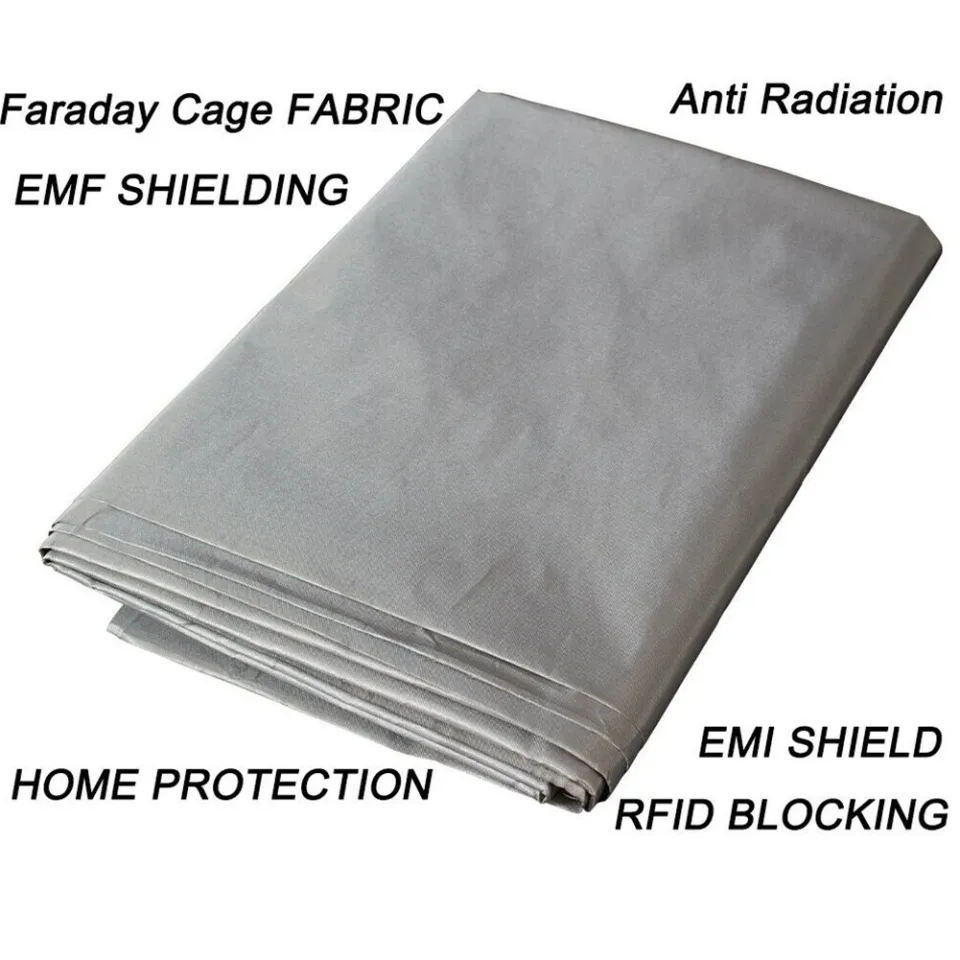 Faraday Fabric Nickel Copper Faraday Cloth EMF Protection Shielding Signal  WiFi