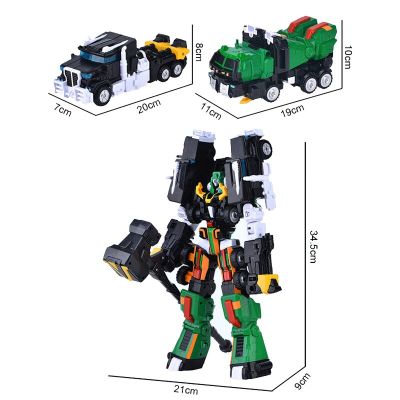 2 IN 1 Tobot Transformation Robot To Car Toy Korea Cartoon Brothers Anime Tobot Deformation Car Tank Toys For Children Gift