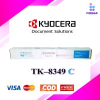 Kyocera Toner TK-8349 C หมึกเครื่องถ่ายเอกสารเคียวเซร่า สีฟ้า