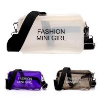 Women Small Bag Jelly Transparent Square Shoulder Bag Female Mini Crossbody Bag