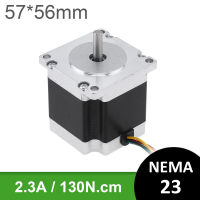 Nema 23 Stepper Motor 57มอเตอร์56มม. 130N.ซม. 3D เครื่องพิมพ์มอเตอร์สำหรับอุปกรณ์อัตโนมัติเครื่องแกะสลัก CNC 3D ชิ้นส่วนเครื่องพิมพ์