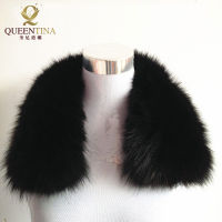 Hot Sale 2018 Scarf Stylish Womens Real Fur Collar Genuine Fur Scarf Shawl Wraps Shrug Neck Warmer Stole Wholesale Drop Shipping