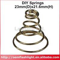 สปริงรองแท็บเล็ต DIY ชุบ/รองรับไดรเวอร์ขนาด2เมตร (D) X21.6mm (H) สำหรับไฟฉาย (10ชิ้น)