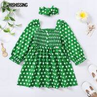 【Ladies shop】 Kiskiskiskissing น่ารักเด็กวัยหัดเดิน GirlsKidsWear SweetOutfits PleatedChildren เสื้อผ้างานเลี้ยงวันเกิด